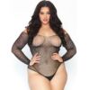 Comprar LEG AVENUE - CRYSTALIZED FISHNET BODYSTOCKING 1X-2X al mejor precio - Envíos Discretos