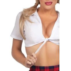 Comprar LEG AVENUE - DISFRAZ COLEGIALA CLÁSICO ROJO S/M al mejor precio - Envíos Discretos