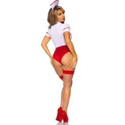 Comprar LEG AVENUE - DISFRAZ ENFERMERA SEXY ROJO/BLANCO M al mejor precio - Envíos Discretos