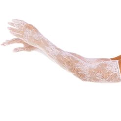 Comprar LEG AVENUE - GUANTES RED FLORAL BLANCO al mejor precio - Envíos Discretos