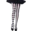 Comprar LEG AVENUE - MEDIAS ARLEQUIN NEGRO/BLANCO al mejor precio - Envíos Discretos