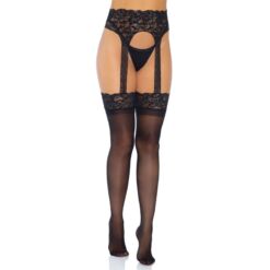 Comprar LEG AVENUE - MEDIAS CON LIGUERO OPACAS TALLA ÚNICA al mejor precio - Envíos Discretos
