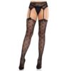 Comprar LEG AVENUE - MEDIAS DE CORAZÓN CON LIGAS NEGRO al mejor precio - Envíos Discretos