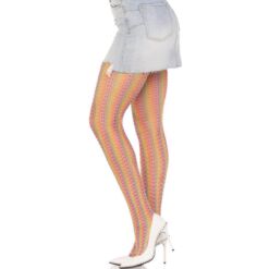 Comprar LEG AVENUE - MEDIAS DE CROCHET MULTICOLOR al mejor precio - Envíos Discretos