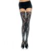 Comprar LEG AVENUE - MEDIAS DE ENCAJE FLORAL al mejor precio - Envíos Discretos