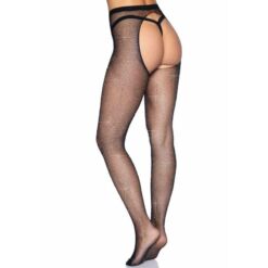 Comprar LEG AVENUE - MEDIAS DE RED CON ABERTURA al mejor precio - Envíos Discretos