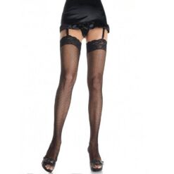 Comprar LEG AVENUE - MEDIAS DE RED PEQUEÑA CON ENCAJE MODELO 1 al mejor precio - Envíos Discretos