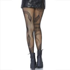 Comprar LEG AVENUE - MEDIAS DE RED SERPIENTES NEGRO al mejor precio - Envíos Discretos