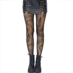 Comprar LEG AVENUE - MEDIAS DE RED SERPIENTES NEGRO al mejor precio - Envíos Discretos