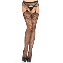Comprar LEG AVENUE - MEDIAS EN RED CON LIGUEROS al mejor precio - Envíos Discretos