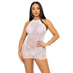 Comprar LEG AVENUE - MINI VESTIDO CON PEDRERÍA TALLA ÚNICA - BLANCO al mejor precio - Envíos Discretos