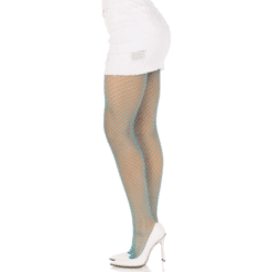 Comprar LEG AVENUE - PANTIMEDIAS REJILLA LYCRA AZUL al mejor precio - Envíos Discretos
