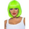 Comprar LEG AVENUE - PELUCA BOB FLUORESCENTE VERDE NEON al mejor precio - Envíos Discretos