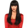 Comprar LEG AVENUE - PELUCA PELO LARGO CON FLEQUILLO NEGRO al mejor precio - Envíos Discretos