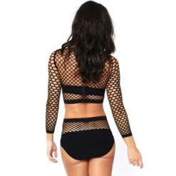 Comprar LEG AVENUE - SET DOS PIEZAS MANGA LARGA EN RED TALLA ÚNICA al mejor precio - Envíos Discretos