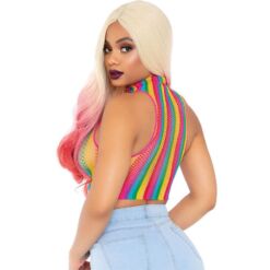 Comprar LEG AVENUE - TOP DE REJILLA MULTICOLOR al mejor precio - Envíos Discretos