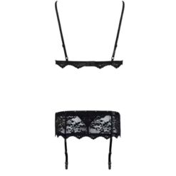 Comprar LIVCO CORSETTI FASHION - BELITA LC 90231 SUJETADOR + PANTY + LIGUERO NEGRO L/XL al mejor precio - Envíos Discretos