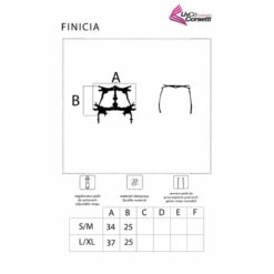 Comprar LIVCO CORSETTI FASHION - FINICIA LC90724 LIGUERO NEGRO S/M al mejor precio - Envíos Discretos