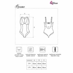 Comprar LIVCO CORSETTI FASHION - KREAME LC 90546 BODY BLACK S/M al mejor precio - Envíos Discretos