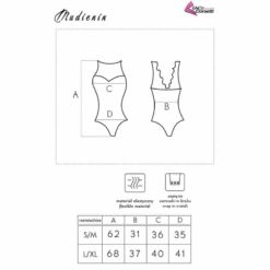 Comprar LIVCO CORSETTI FASHION - MUDIENIN LC 90654 BODY NEGRO L/XL al mejor precio - Envíos Discretos
