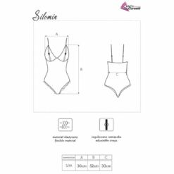 Comprar LIVCO CORSETTI FASHION - SILOMIN LC 1401 BODY + BATA NEGRO TALLA ÚNICA al mejor precio - Envíos Discretos