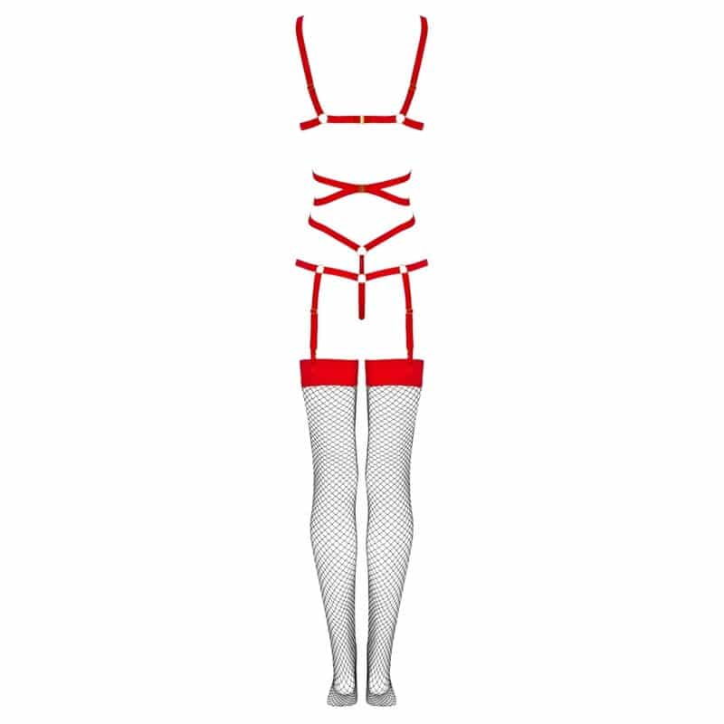 LIVCO CORSETTI FASHION - THIARA LC 20213 SET BODY + MEDIAS ROJA S/M - piKanteo | Despierta tu lado más piKante Comprar LIVCO CORSETTI FASHION - THIARA LC 20213 SET BODY + MEDIAS ROJA S/M al mejor precio - Envíos Discretos