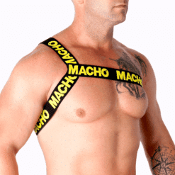 Comprar MACHO - ARNÉS ROMANO AMARILLO L/XL al mejor precio - Envíos Discretos