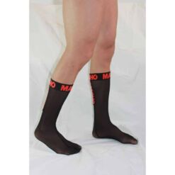 Comprar MACHO - CALCETINES FINOS NEGRO/ROJO TALLA ÚNICA al mejor precio - Envíos Discretos