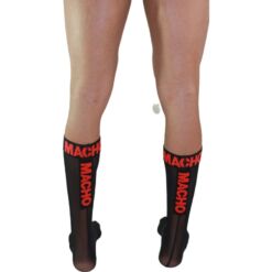 Comprar MACHO - CALCETINES FINOS NEGRO/ROJO TALLA ÚNICA al mejor precio - Envíos Discretos