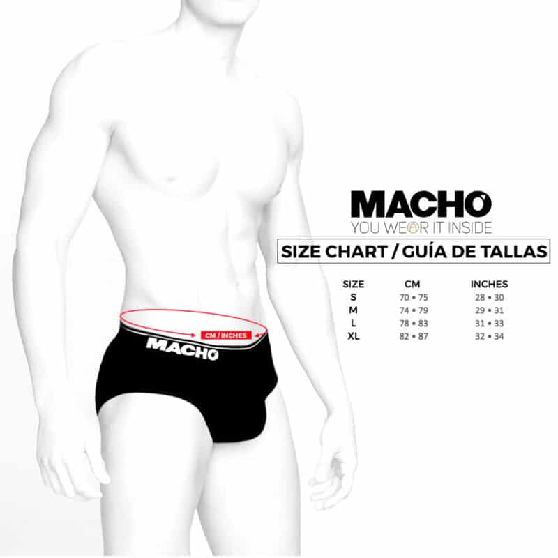 MACHO - MS24R CALZONCILLO BRIEF DARK ROJO XL - piKanteo | Despierta tu lado más piKante Comprar MACHO - MS24R CALZONCILLO BRIEF DARK ROJO XL al mejor precio - Envíos Discretos
