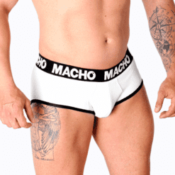 Comprar MACHO - MS30BL SLIP BLANCO L al mejor precio - Envíos Discretos