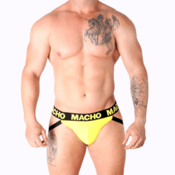 Comprar MACHO - MX25A JOCK AMARILLO LYCRA L al mejor precio - Envíos Discretos
