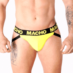 Comprar MACHO - MX25A JOCK AMARILLO LYCRA XL al mejor precio - Envíos Discretos