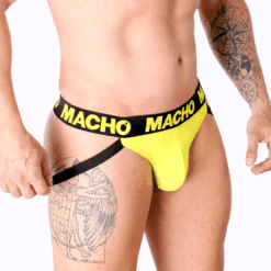 Comprar MACHO - MX25A JOCK LYCRA AMARILLO S al mejor precio - Envíos Discretos