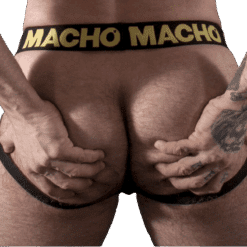 Comprar MACHO - MX25AC JOCK CUERO AMARILLO S al mejor precio - Envíos Discretos