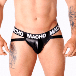 Comprar MACHO - MX25NC JOCK CUERO NEGRO S al mejor precio - Envíos Discretos