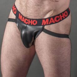 Comprar MACHO - MX25RC JOCK CUERO ROJO L al mejor precio - Envíos Discretos