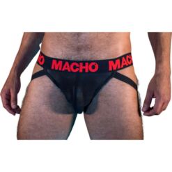 Comprar MACHO - MX26X2 JOCK NEGRO/ROJO S al mejor precio - Envíos Discretos