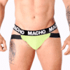 Comprar MACHO - MX28FA JOCK AMARILLO NEON M al mejor precio - Envíos Discretos