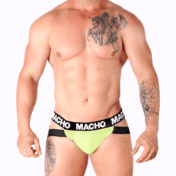 Comprar MACHO - MX28FA JOCK AMARILLO S al mejor precio - Envíos Discretos