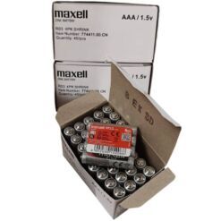 Comprar MAXELL - PILA SALINA MANGANESO AAA R03 RETRACTIL*4 al mejor precio - Envíos Discretos