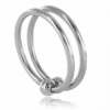 Comprar METAL HARD - ANILLA DOBLE ACERO 30MM al mejor precio - Envíos Discretos