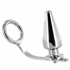 Comprar METAL HARD - ANILLO ACERO CON PLUG ANAL 45 X 50MM al mejor precio - Envíos Discretos