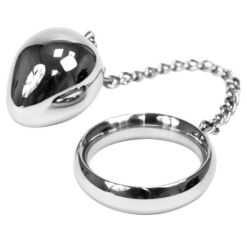 Comprar METAL HARD - COCK RING 50MM + CADENA CON BOLA METAL al mejor precio - Envíos Discretos