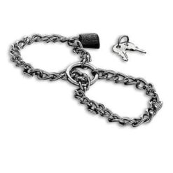 Comprar METAL HARD - ESPOSAS CON CADENA DE ACERO INOX. al mejor precio - Envíos Discretos