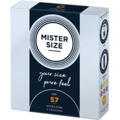 Comprar MISTER SIZE - PRESERVATIVOS TALLA L 57 MM (3 UNIDADES) al mejor precio - Envíos Discretos