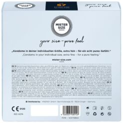 Comprar MISTER SIZE - PRESERVATIVOS TALLA L 57 MM (36 UNIDADES) al mejor precio - Envíos Discretos