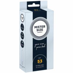 Comprar MISTER SIZE - PRESERVATIVOS TALLA M 53 MM (10 UNIDADES) al mejor precio - Envíos Discretos