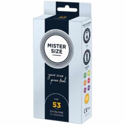 Comprar MISTER SIZE - PRESERVATIVOS TALLA M 53 MM (10 UNIDADES) al mejor precio - Envíos Discretos