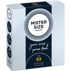 Comprar MISTER SIZE - PRESERVATIVOS TALLA M 53 MM (3 UNIDADES) al mejor precio - Envíos Discretos